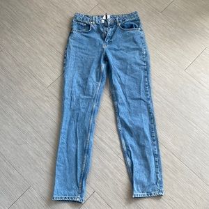 Ragged Priest butt rip straight leg jeans